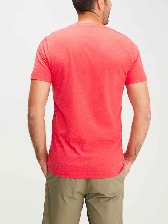 Tee Shirt Homme Manches Courtes Rouge