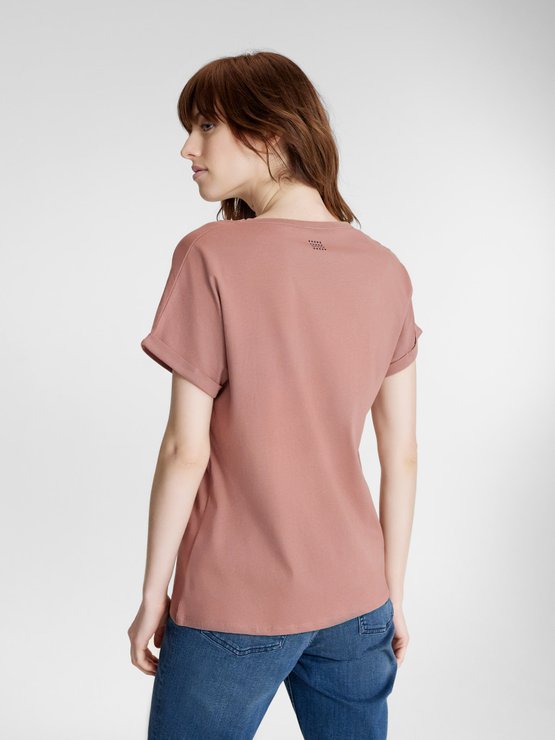 Tee-Shirt Femme Coton Biologique Marron