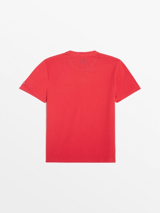 Tee Shirt Homme Coton Biologique Rouge