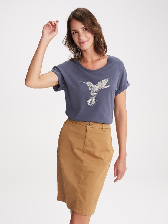 Tee Shirt Femme Coton Biologique Marine