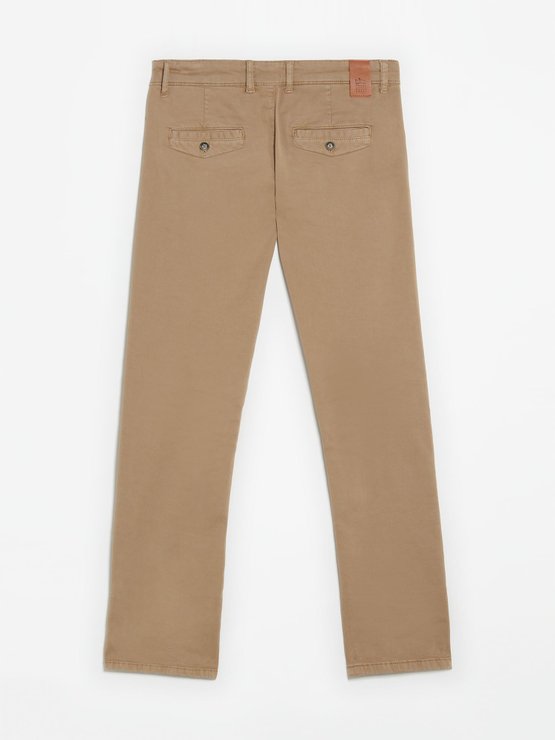 Pantalon Chino Homme Coton Biologique Beige