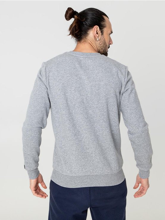 Sweat Homme Col Rond Gris