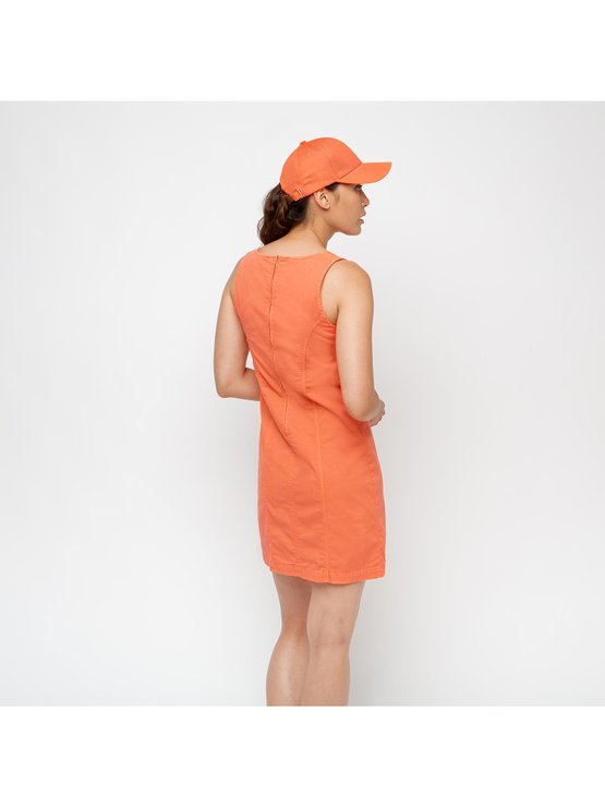 Robe Femme Sans Manches Coton Bio Orange