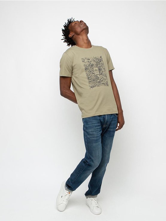Tee Shirt Homme Print Exclusif COton Bio Lichen