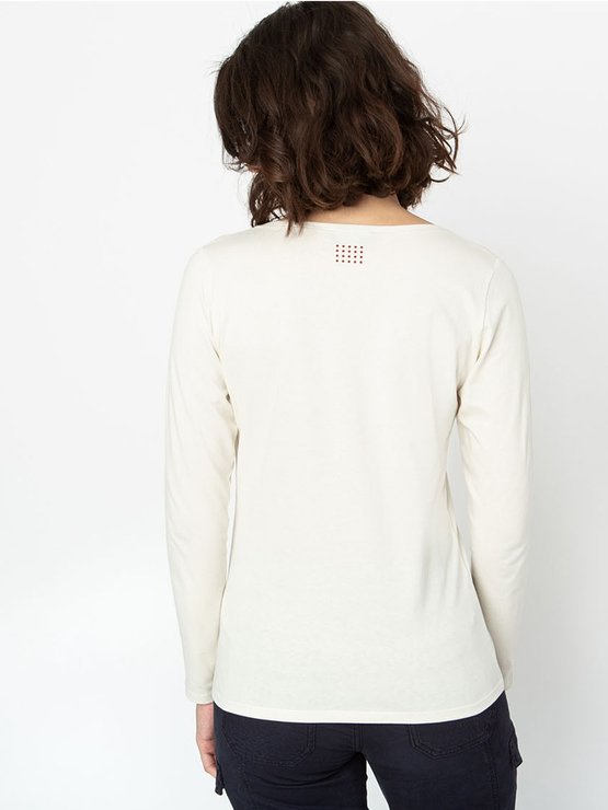Tee-Shirt Femme Coton Biologique Ecru