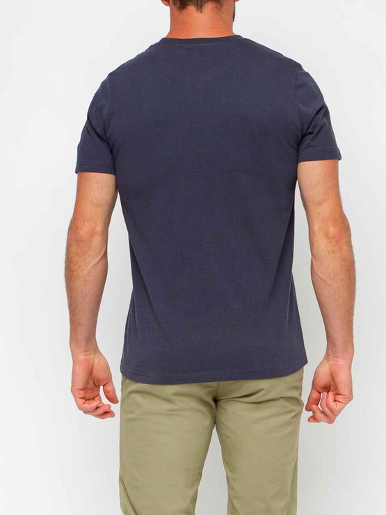 Tee Shirt Homme Coton biologique Rayures Navy