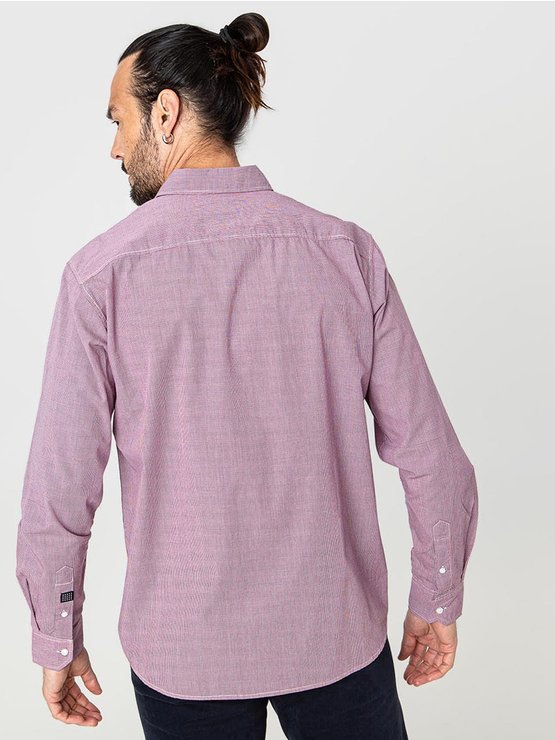 Chemise Coupe Droite Rouge Chemise Coupe Droite Rouge