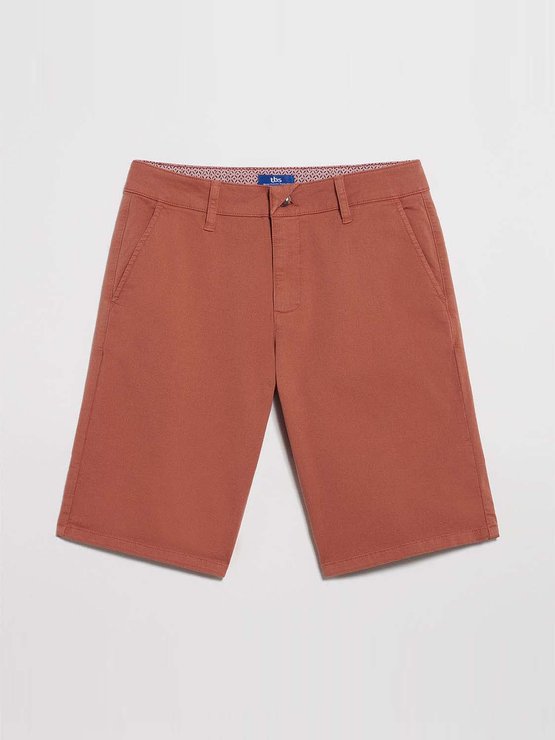 Shorts Homme Coton Biologique Orange