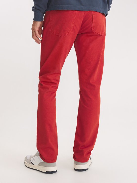Pantalon Chino Homme Rouge
