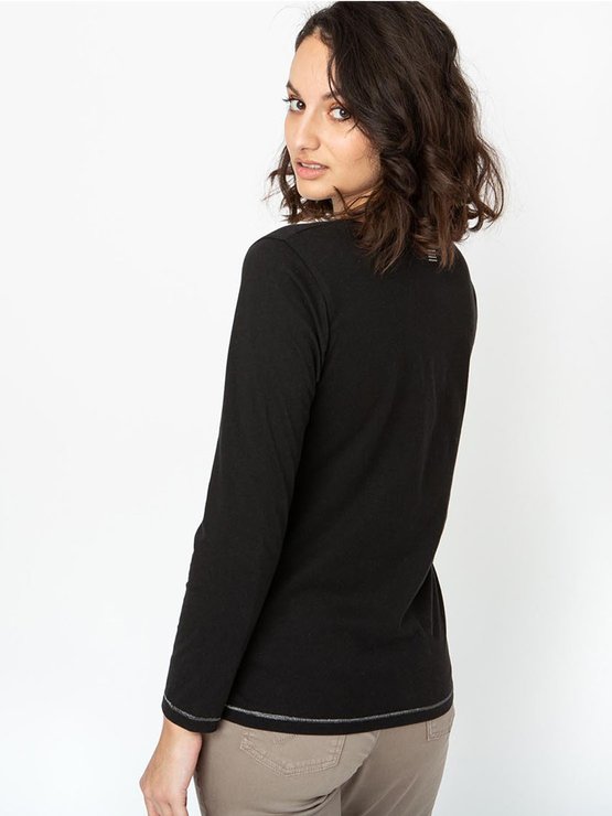 Tee-Shirt Femme Coton Bio Noir