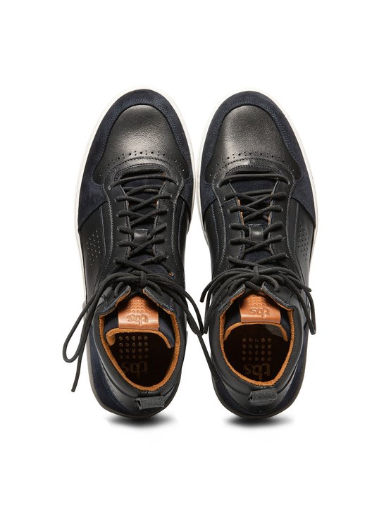 Boots Homme Esprit Sneaker Cuir Navy