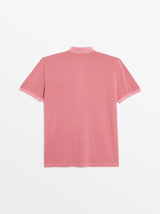 Polo Homme Manches Courtes Rose Polo Homme Manches Courtes Rose