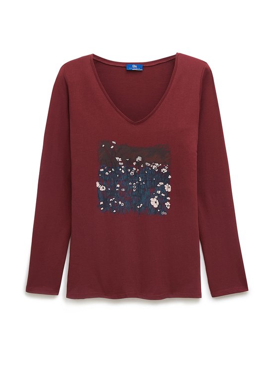 Tee- Shirt Femme Coton Biologique Rouge