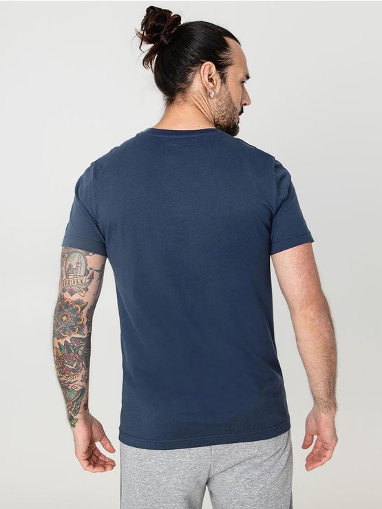 Tee-Shirt Homme Logo Tbs Bleu