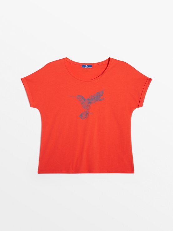 Tee Shirt Femme Coton Biologique Rouge