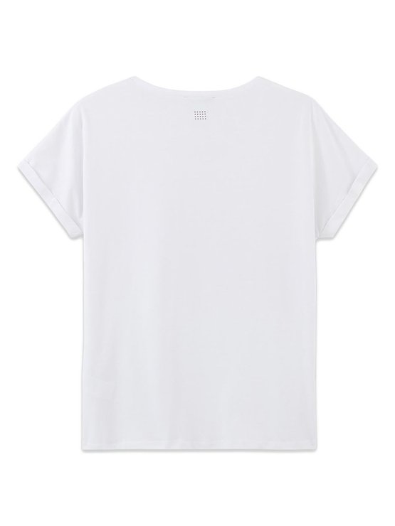 Tee-Shirt Femme Manches Courtes Blanc