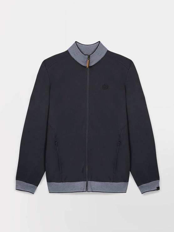 Gilet noir zippé outlet homme