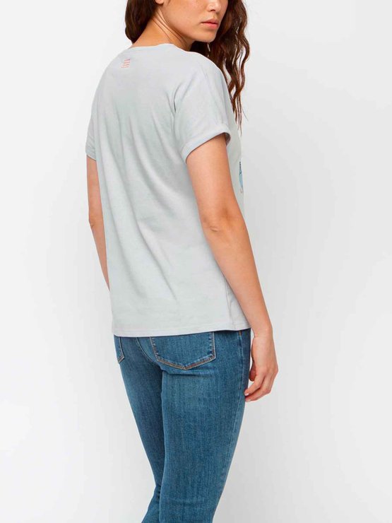 Tee Shirt Femme Print Exclusif Coton biologique Brume