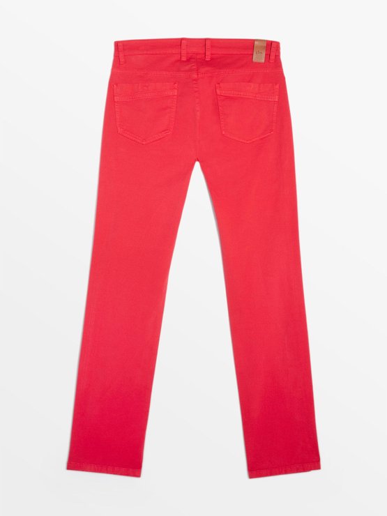 Pantalon Homme Coton Biologique Rouge
