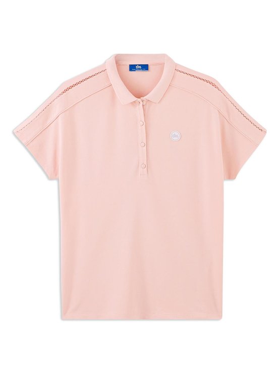 Polo Femme Manches Courtes Rose
