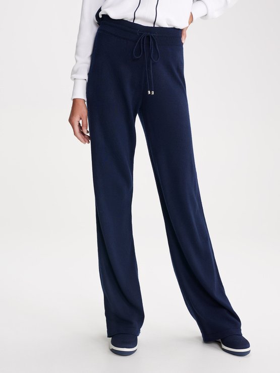 Pantalon Confort Femme Bleu Marine